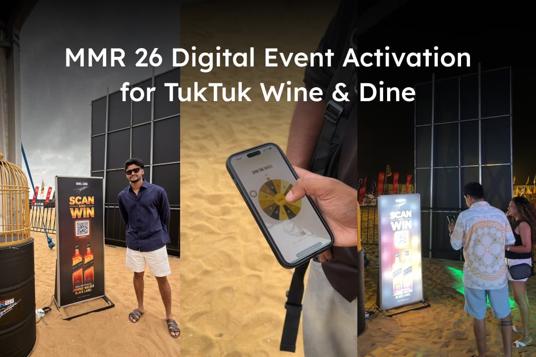 How We Got 400 People Competing Over 4 Locked Cages - MMR26 Digital Activation for TukTuk Wine & Dine Negombo